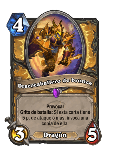 Dracocaballero de bronce