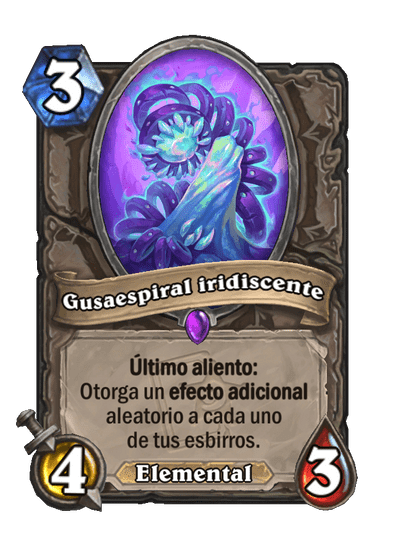 Gusaespiral iridiscente