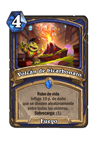 Volcán de bicarbonato