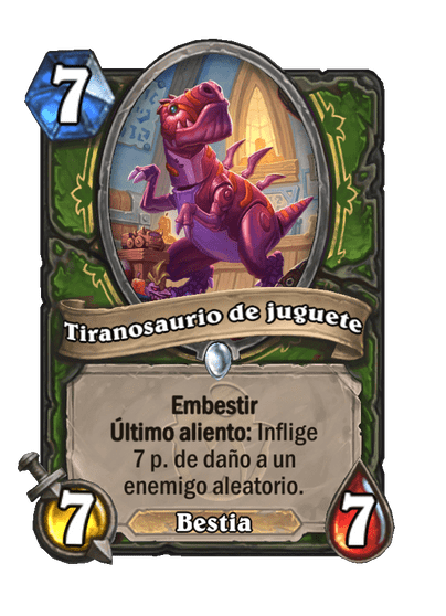 Tiranosaurio de juguete