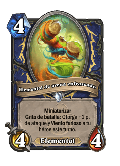 Elemental de arena enfrascado