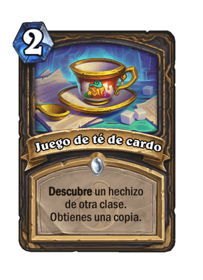 Juego de té de cardo