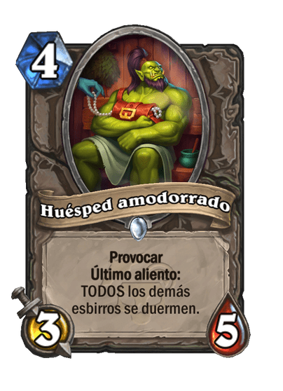 Huésped amodorrado