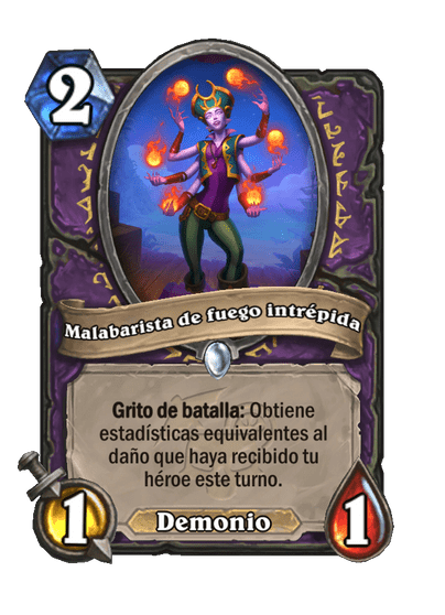 Malabarista de fuego intrépida