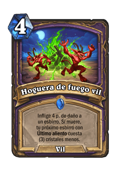 Hoguera de fuego vil