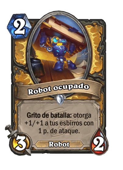 Robot ocupado