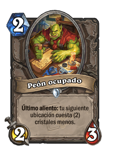 Peón ocupado