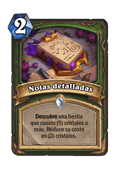 Notas detalladas