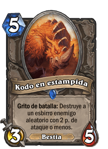 Kodo en estampida (Antiguo)