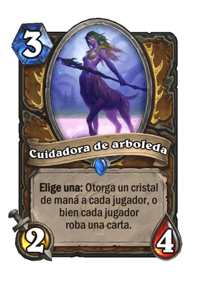 Cuidadora de arboleda