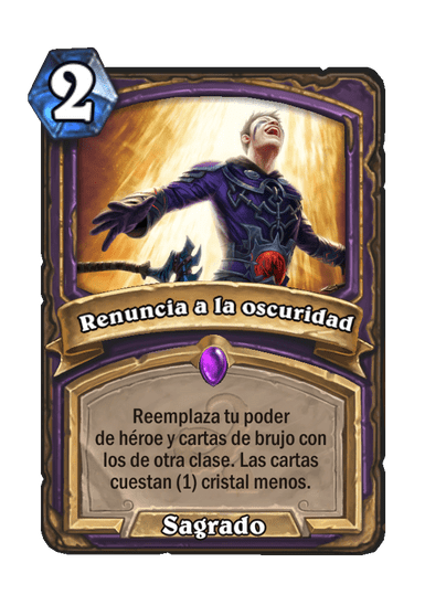 Renuncia a la oscuridad