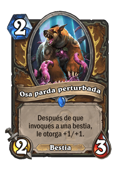 Osa parda perturbada