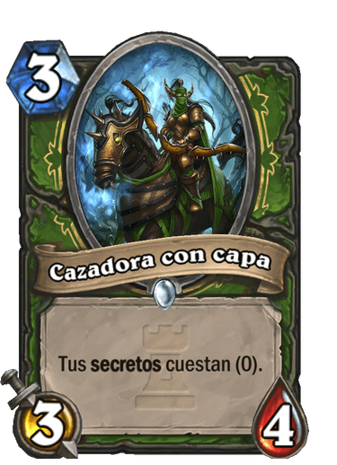 Cazadora con capa