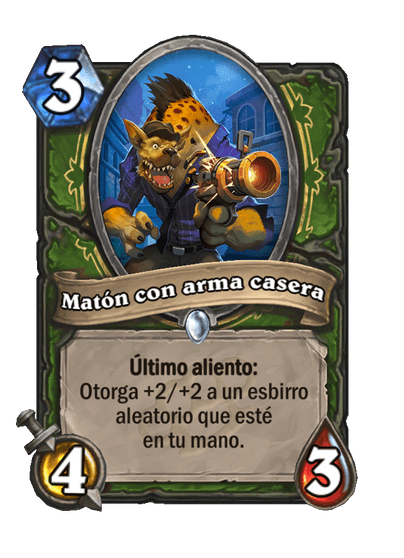 Matón con arma casera