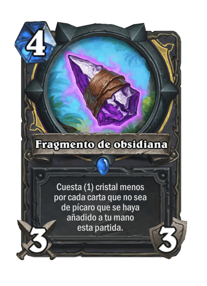 Fragmento de obsidiana