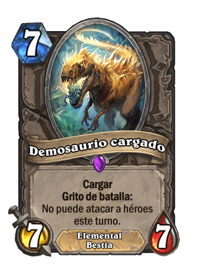 Demosaurio cargado