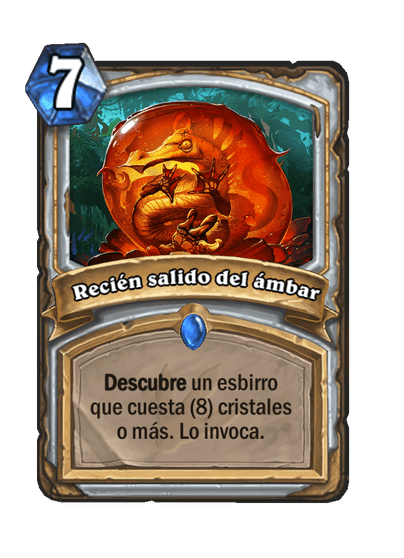 Recién salido del ámbar