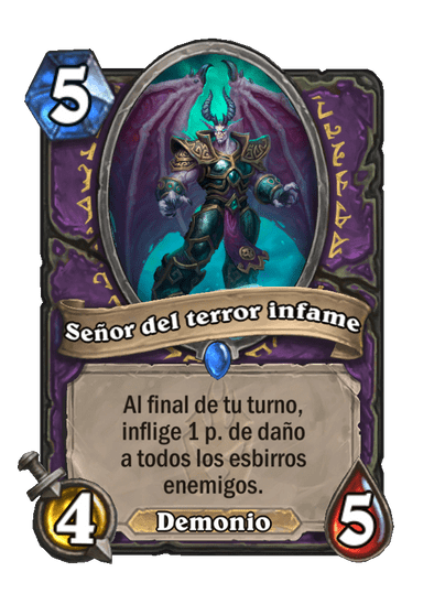 Señor del terror infame