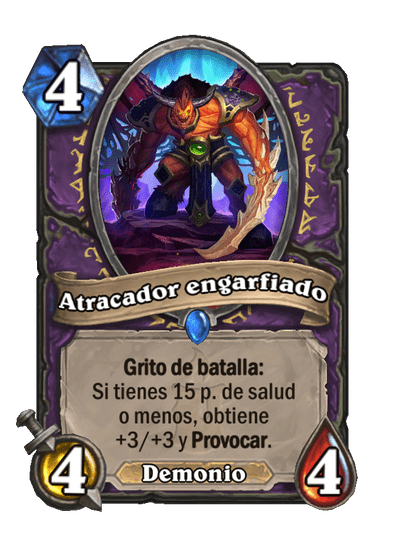 Atracador engarfiado