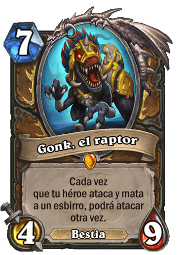 Gonk, el raptor