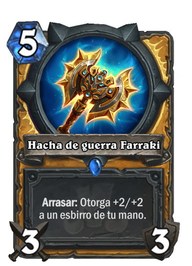 Hacha de guerra Farraki