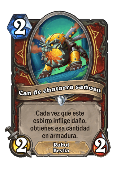 Can de chatarra sañoso