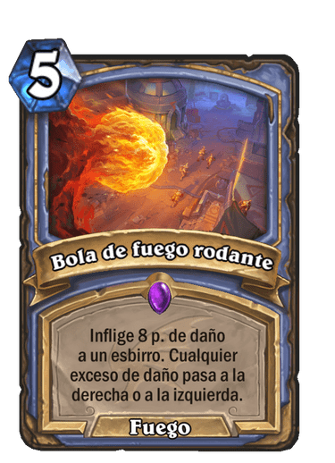 Bola de fuego rodante