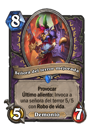 Señora del terror mejorada