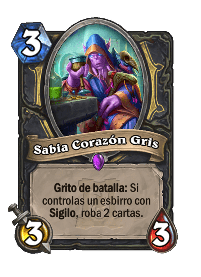 Sabia Corazón Gris