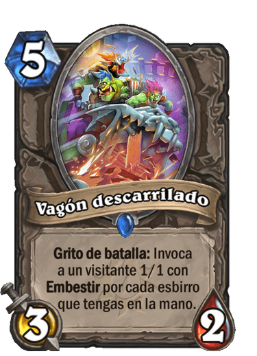 Vagón descarrilado