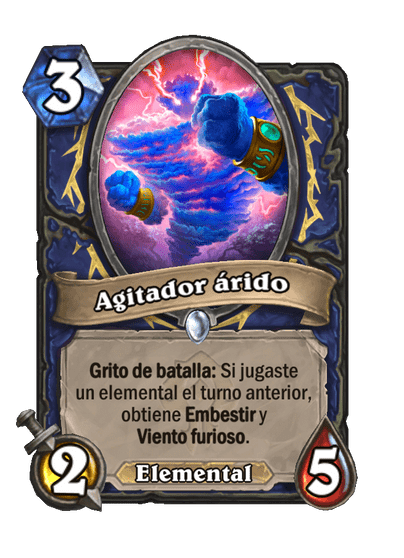 Agitador árido