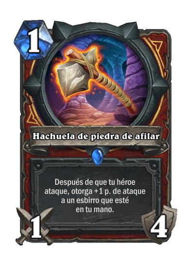 Hachuela de piedra de afilar