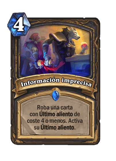 Información imprecisa