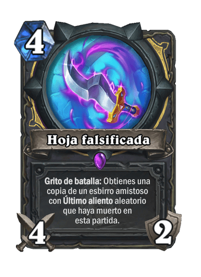 Hoja falsificada