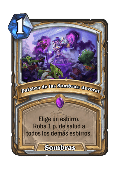 Palabra de las Sombras: devorar