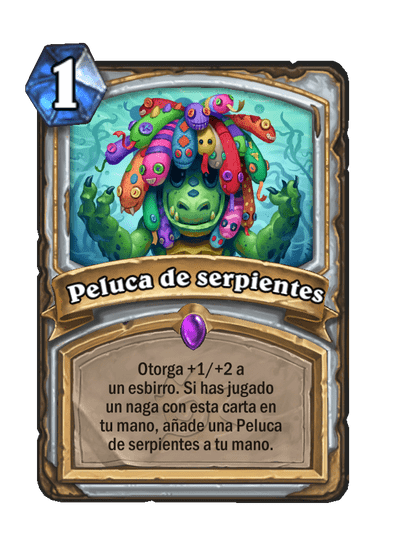 Peluca de serpientes