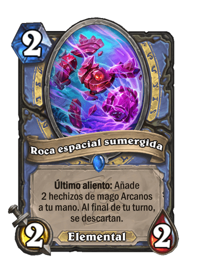 Roca espacial sumergida