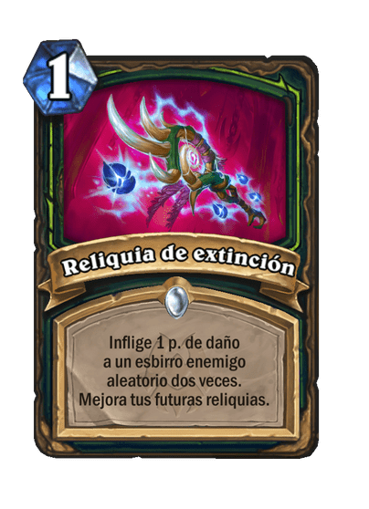 Reliquia de extinción