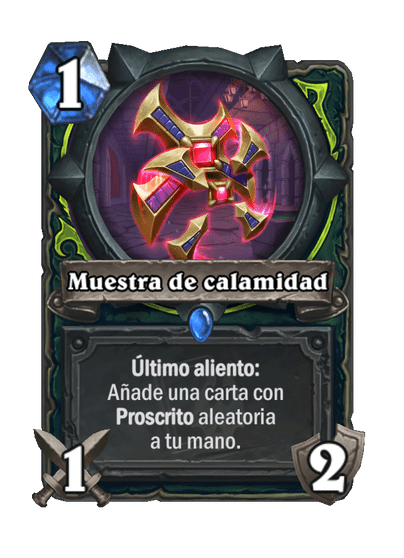 Muestra de calamidad