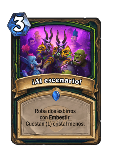 ¡Al escenario!